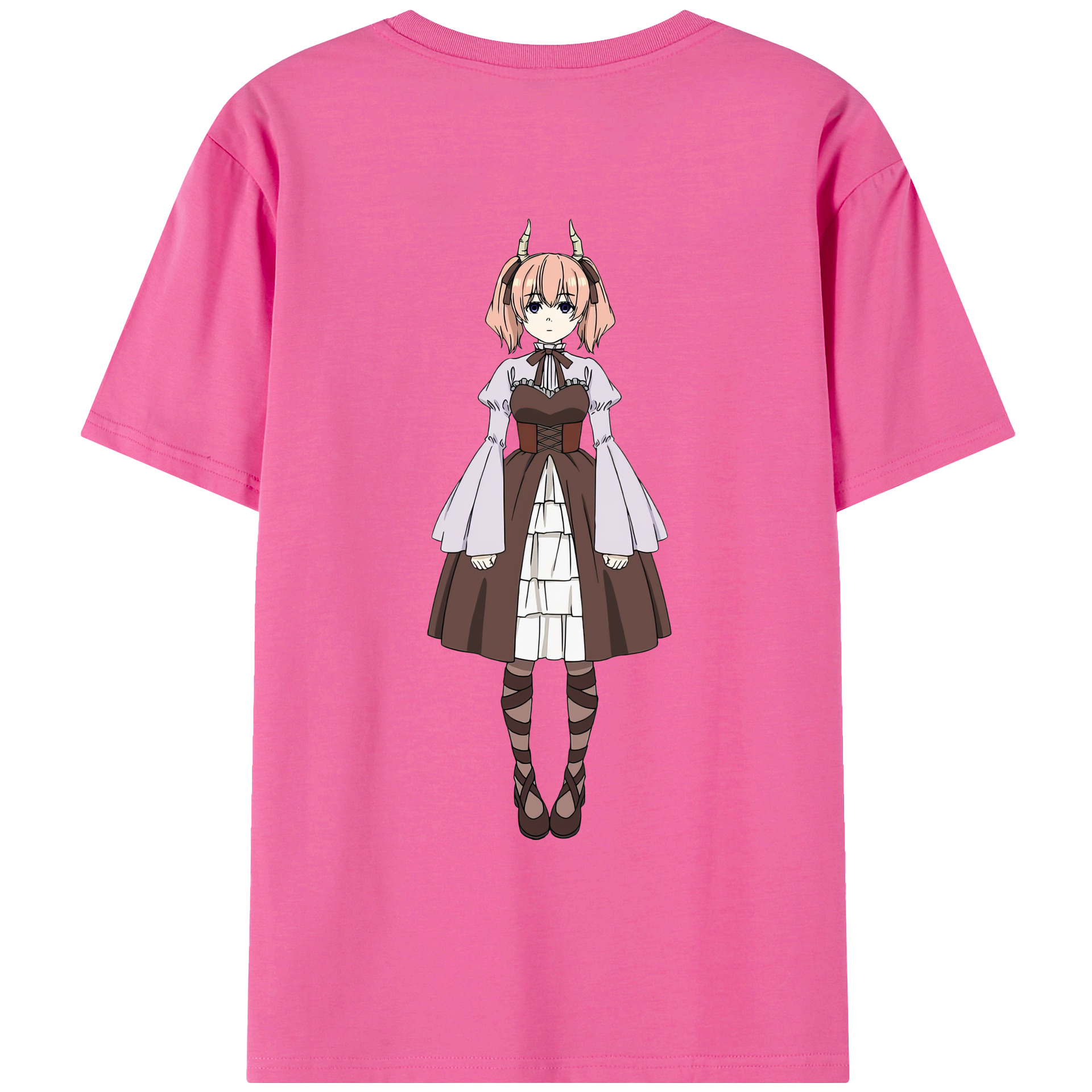 （画像用） 葬送のフリーレン Frieren レディース半袖Tシャツ(バックプリント)